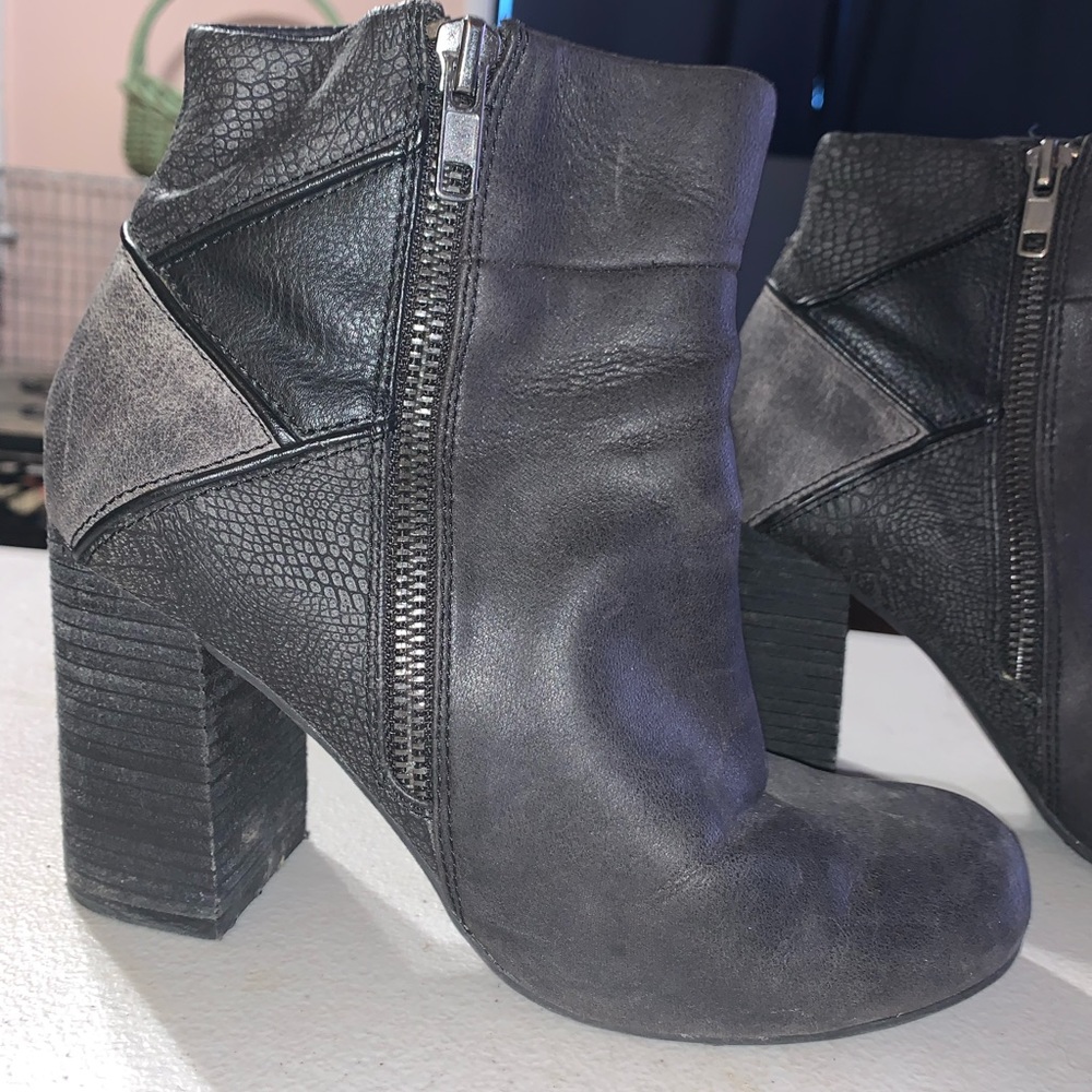 Not rated black booties